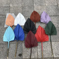 13 Colors Available Fan Shape Dry Palm Leaves Wedding Backdrop Decoration for Christmas Back to School Durable Natural Material