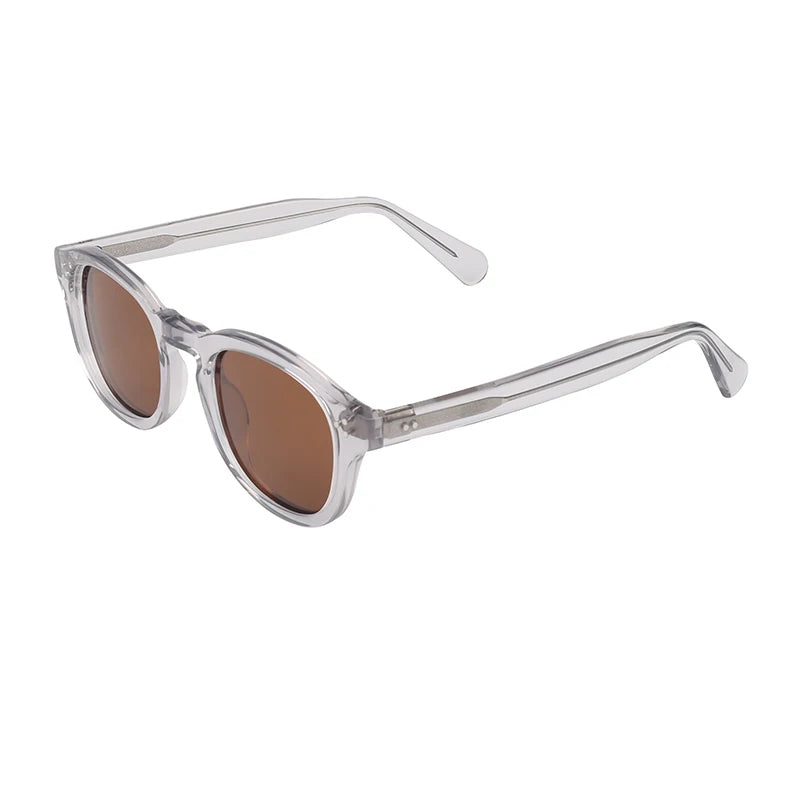 Brand Wholesale Mazzucchell Italy Designer China Manufacturer Unisex Custom Acetate Transparent Sunglasses