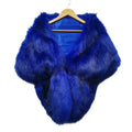 Women's Winter Bridal Wedding Cover up Fake Faux Fur Scarf Wrap Collar Shawl Shrug Wraps for Party