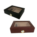 Wholesale Custom Pine Wood Humidor Handmade Wooden Humidor Humidifier Men's Cigar Gift Cigar Accessories
