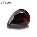 Loose Gemstone Pear Shape 5A Cubic Zirconia Synthetic CZ Diamond for Jewelry