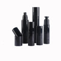 Luxury 15 30 50 100 ml Black Vacuum Cosmetic Cream Packaging Makeup Lotion Airless Pump Plastic Bottles