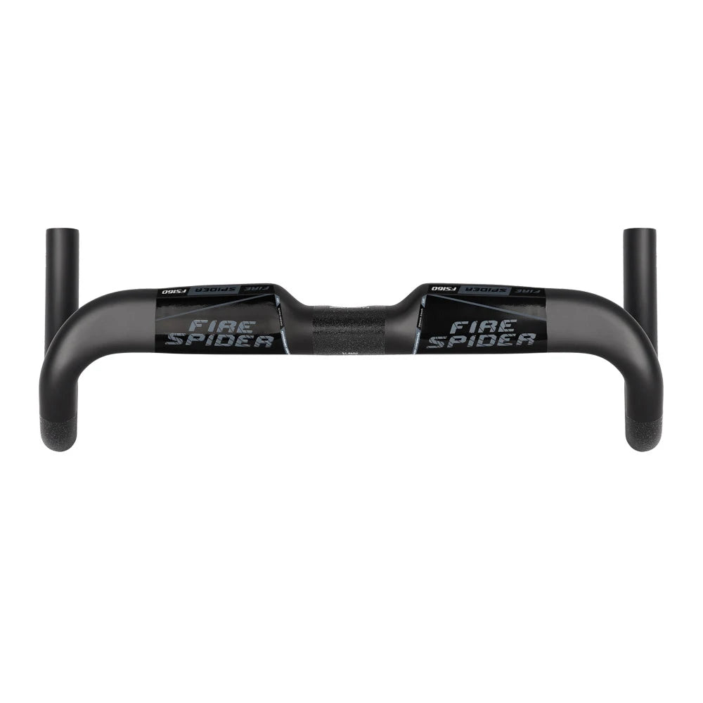 Road Bike Handlebar Drop Bar Aero Black Matte 31.8mm Lightweight Full Carbon Road Bike Handlebars for Road Bicycles Disc Brake