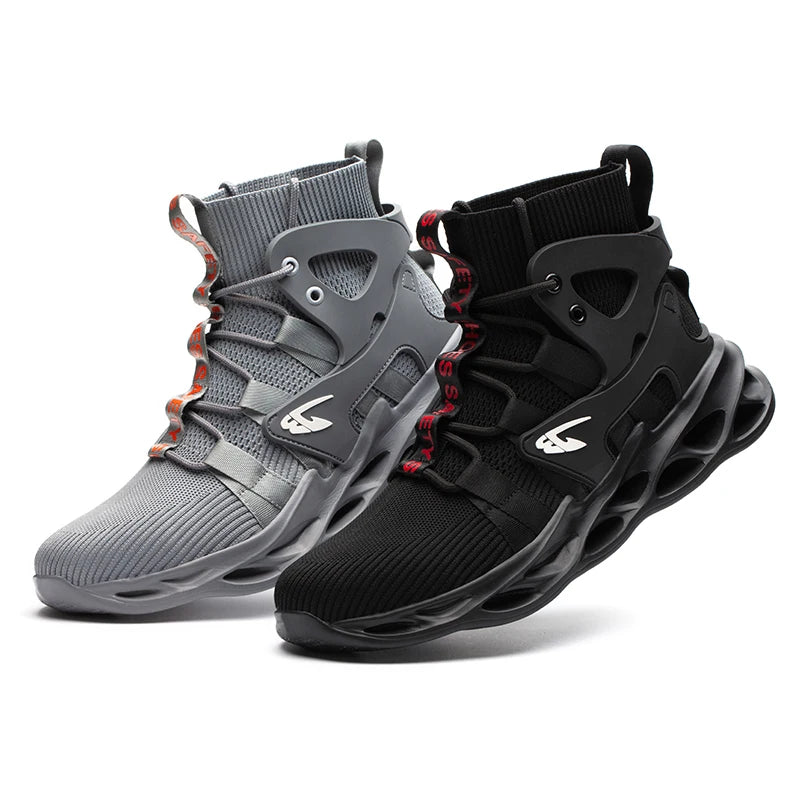 Hot Selling Industrial Protective Breathable Work Boot Casual Trainers Steel Toe Safety Shoes for Men Women MegaBDM