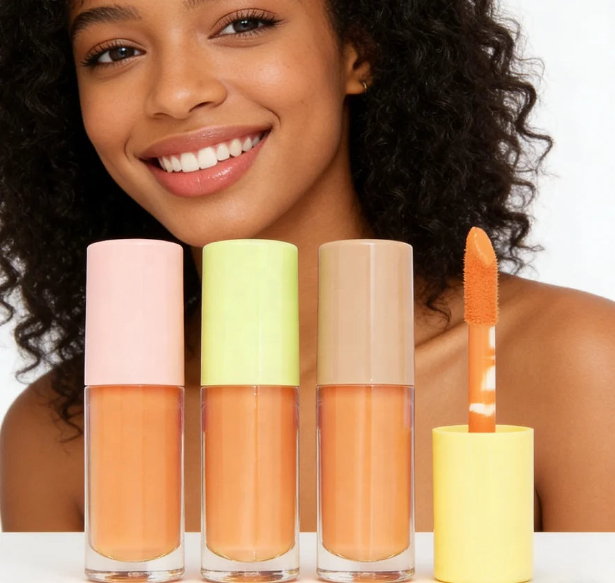Private Label Full Coverage Vegan Liquid Concealer Vegan Cream Makeup with Mineral Ingredients Waterproof for Skin Custom Logo