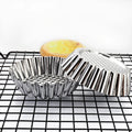 Hot Sale Stainless Steel Cupcake Egg Tart Mold Mini Tart Tins Reusable Dessert Cake Tools