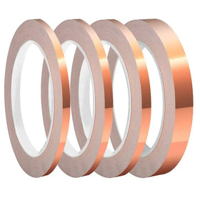 High Temperature Resistance Pressure Sensitive Acrylic Single Sided Self Conductive Aluminium Foil Tape 0.3mm Thickness 50m