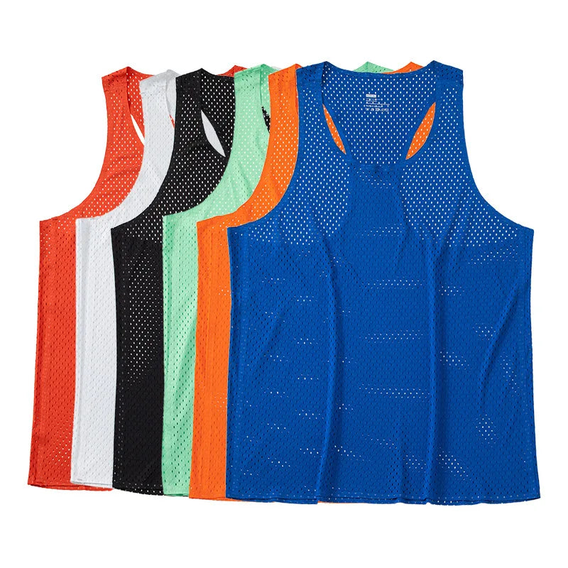 Men's Mesh Running Quickly Dry Sports Vest Breathing Sleeveless Fitness Vest Training Workout Vest