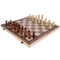 Cross - Border Wooden Round - Corner Folding Chess Quality Magnetic Chess Competitive Puzzle Toy