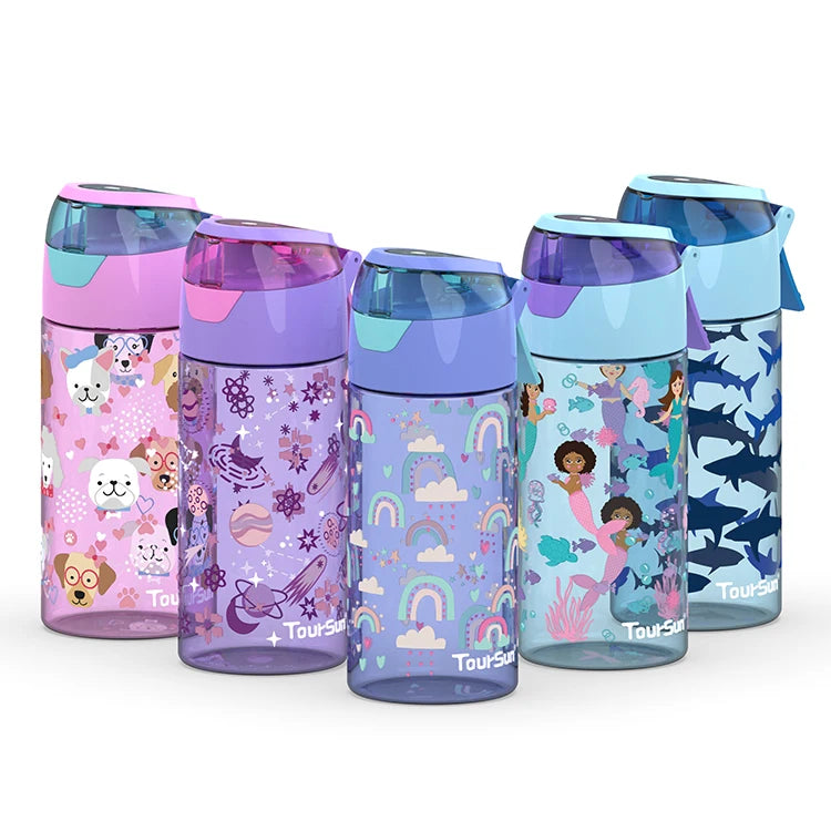 2023 Plastic Kids Children Bpa Free Drink School Mist Spray Water Bottle