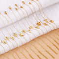 Wholesale 18K Gold Plated Alphabet Stainless Steel Cubic Zircon Initial Bracelet for Women