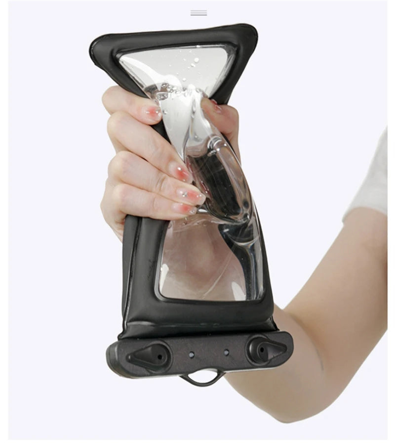 IOS Android 1 Piece Waterproof Phone Case Compatible Pouch Protector Underwater Cellphone Bag for Swimming