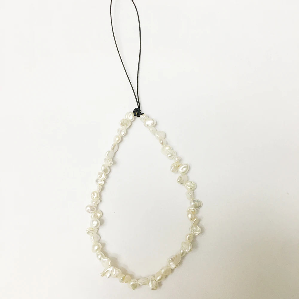 Nature Baroque Freshwater Pearl 4-6 mm Size 23+3.5 CM Length Fashion Phone Yard Eyeglasses Parts