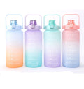 Customized Print Design 2000ML 68OZ PET Material BPA Free Large Plastic Water Bottles with Hand for Sport and Fitness