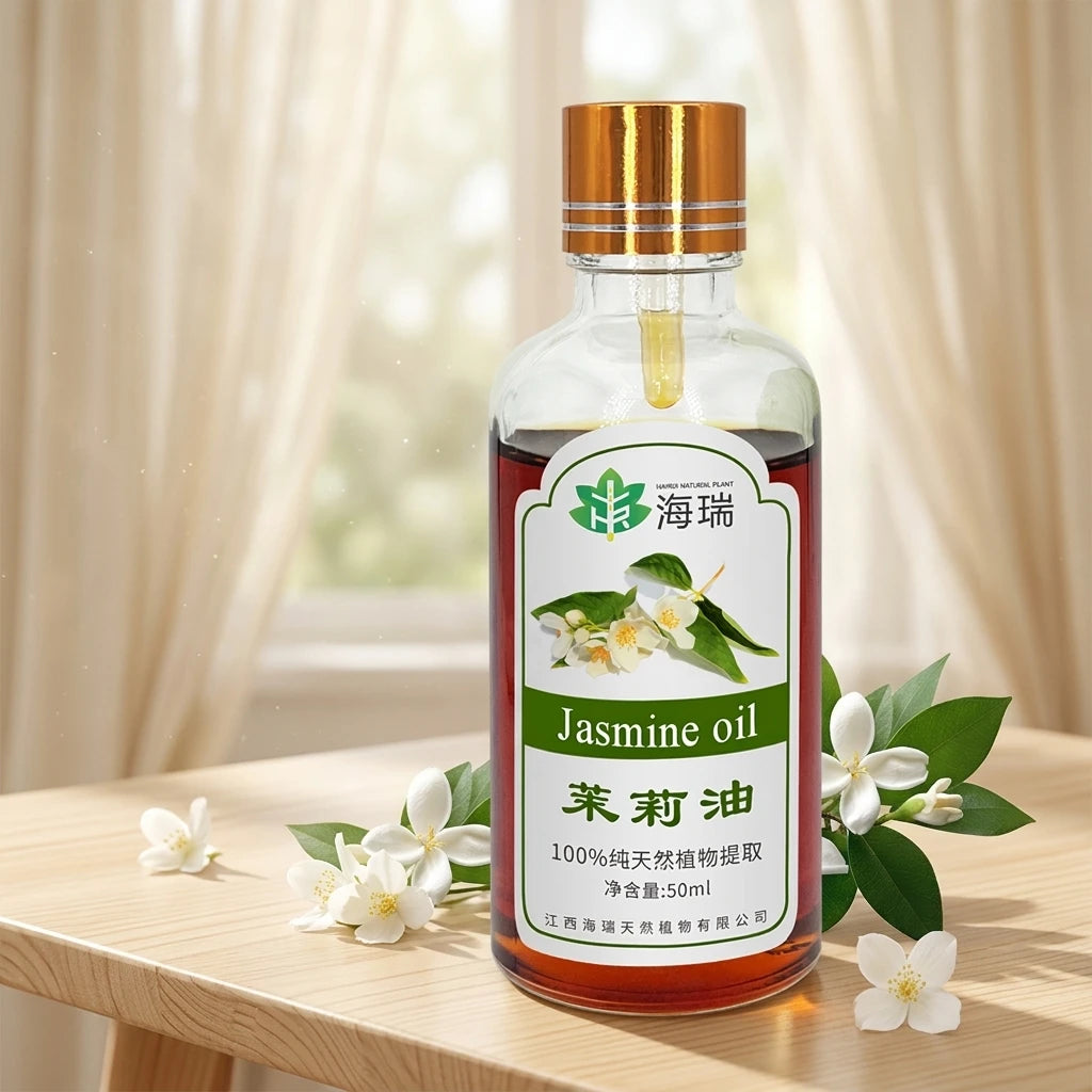 30ml Pure Essential Oil One Pc Jasminum Sambac Flower Oil 1 oz Natural 100% Jasmine Oil