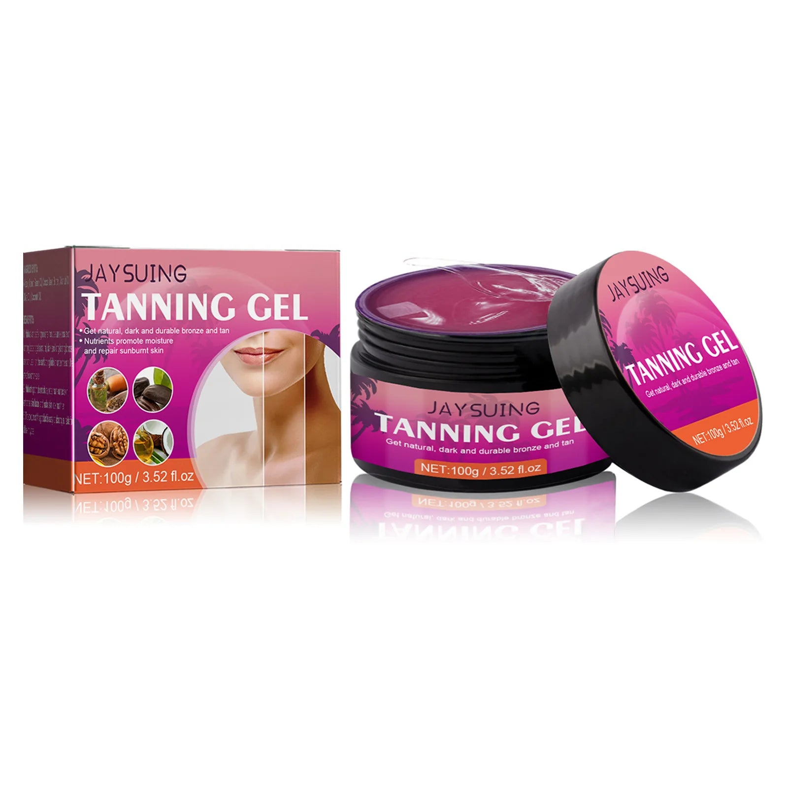 Private Label Tanning Accelerate Tanning Accelerator Cream Outdoor Gel Lotion Oil Butter Tan
