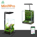 WEEK AQUA Mini 9 Pro Magnetic Suction Climp Lamp Aquarium Plant Grow Full Spectrum Clip on Aquarium Led Light