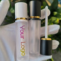 CY340 8ml pink White and Black Frosted Empty Lip Gloss Tubes Packaging Lip Gloss Tubes Custom Label logo Wholesale