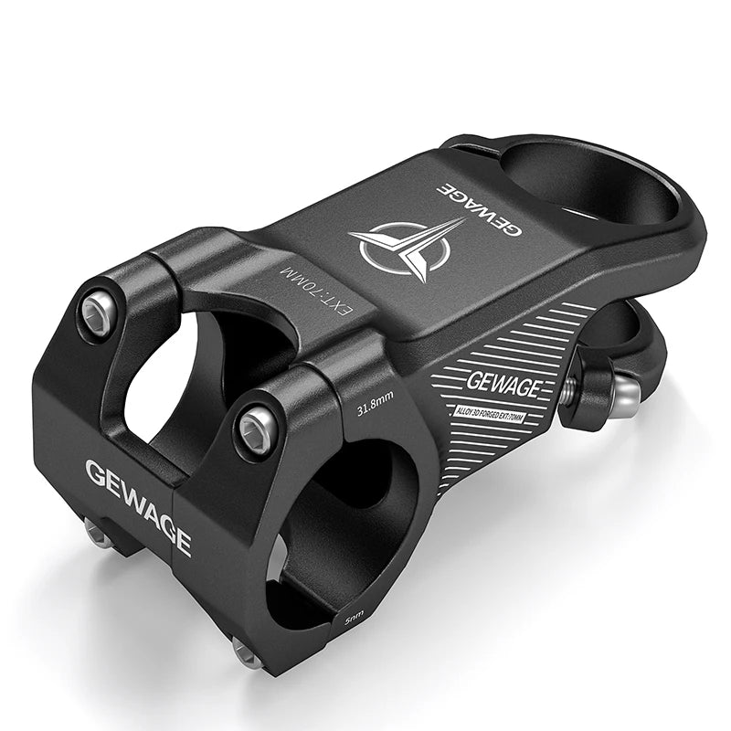 GEWAGE Aluminum Alloy Bike Stem Adjustable Bicycle Handlebar Stem Lightweight Bike Riser Handlebar Stems Part