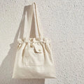 New Arrival in Bulk Clothes Coton Zipper Pocket Drawstring Bags Small
