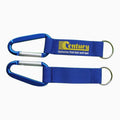 Factory Custom Logo Eagle Hook Olecranon Key Carabiner Hand Wrist Strap Nylon Keychain Holder Short Lanyard