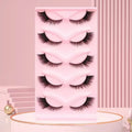2024 New Design Foxy Winged Cat Eye Lashes Angel Wing Natural Silk Lash Faux Mink Fox Eye Lashes With Private Label