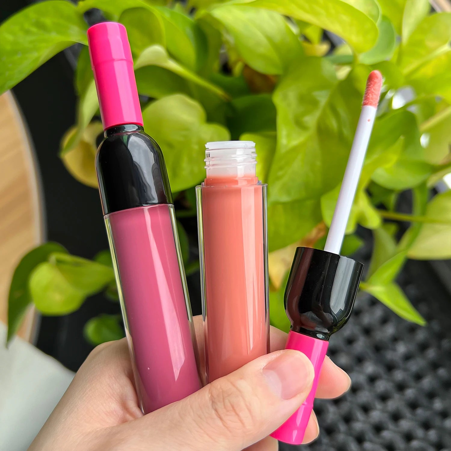 No Logo Lipgloss Pigment Waterproof Lip Gloss Empty Tubes Vegan Long Lasting Lipgloss Containers