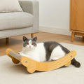 YOUME Lounge Chair Cat Scratcher Eco-Friendly Cat Furniture with Multiple Fabric Options for Scratching and Resting