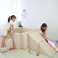 Castle Design Kids Play Sofa Foam Blocks Sectional Modern Foldable Foam Play Cushion Mats Kids Corner Room Couches Luxury Couch