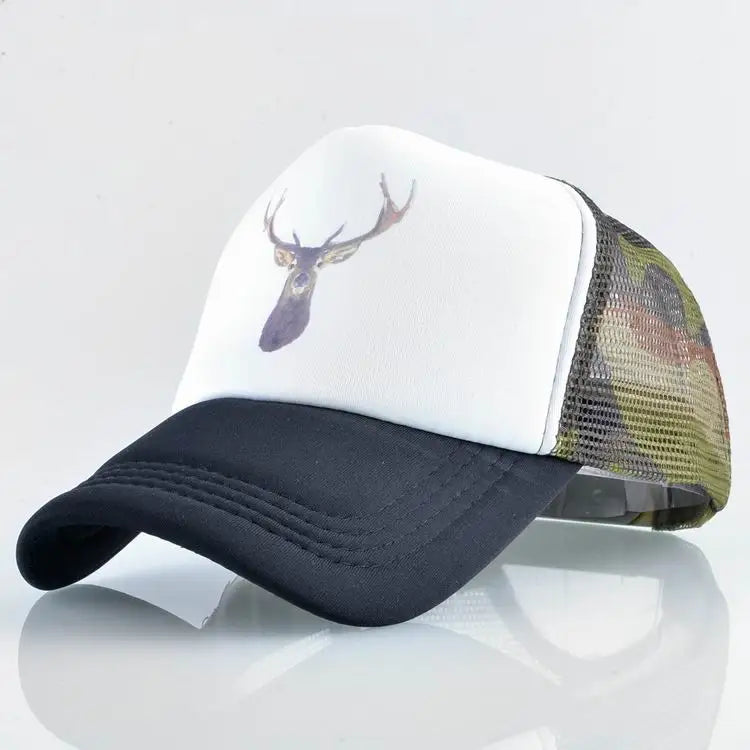 Custom logo Summer 5 Panel Cap Hat Sports Print Golf Cap Bicycle Mesh Back Baseball Cap for Adult
