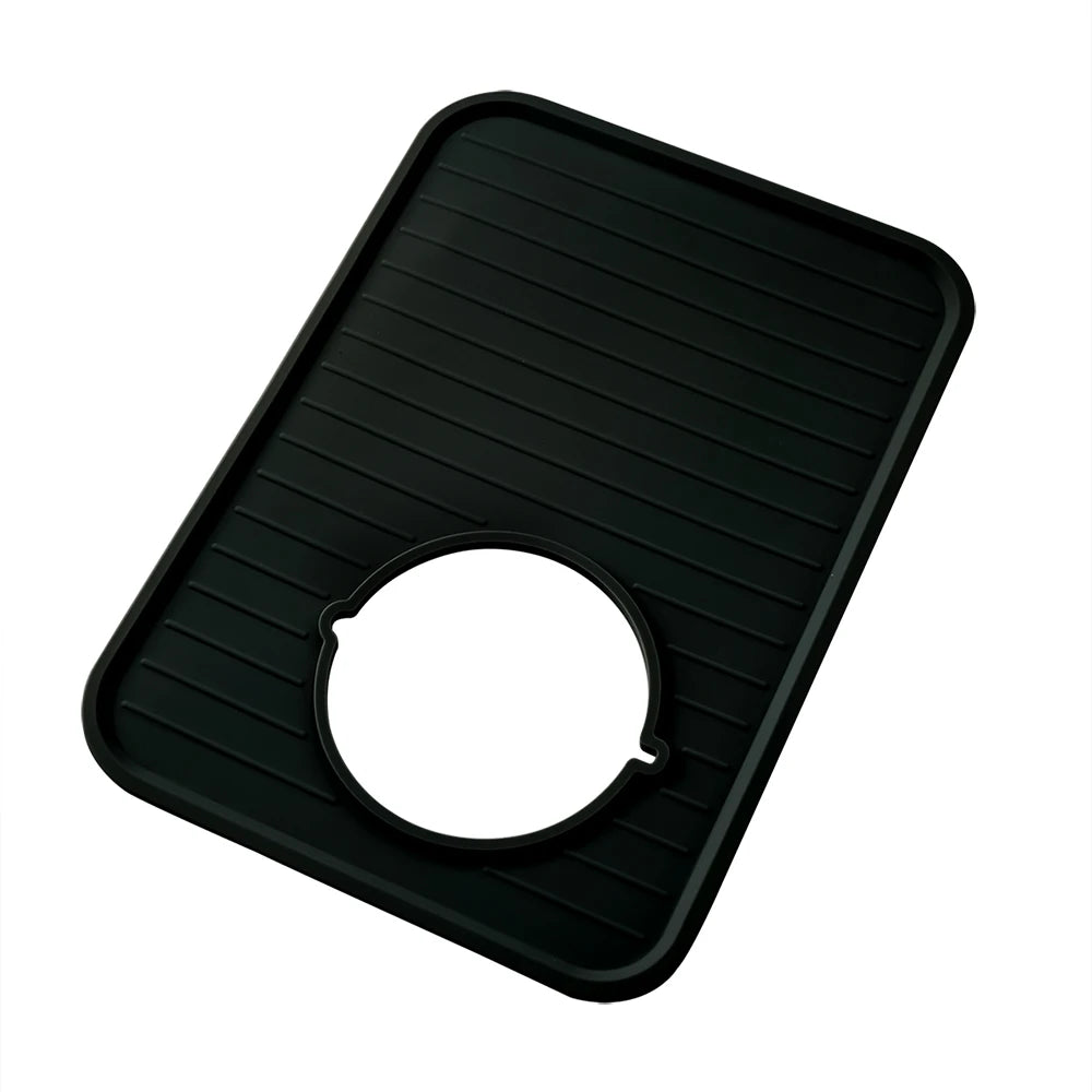 Custom 1PCS Eco-Friendly Espresso Machine Silicone Tamper Mat Non-Slip Coffee Tamping Pad Compatible Barsetto V1/ PRO1 Maker