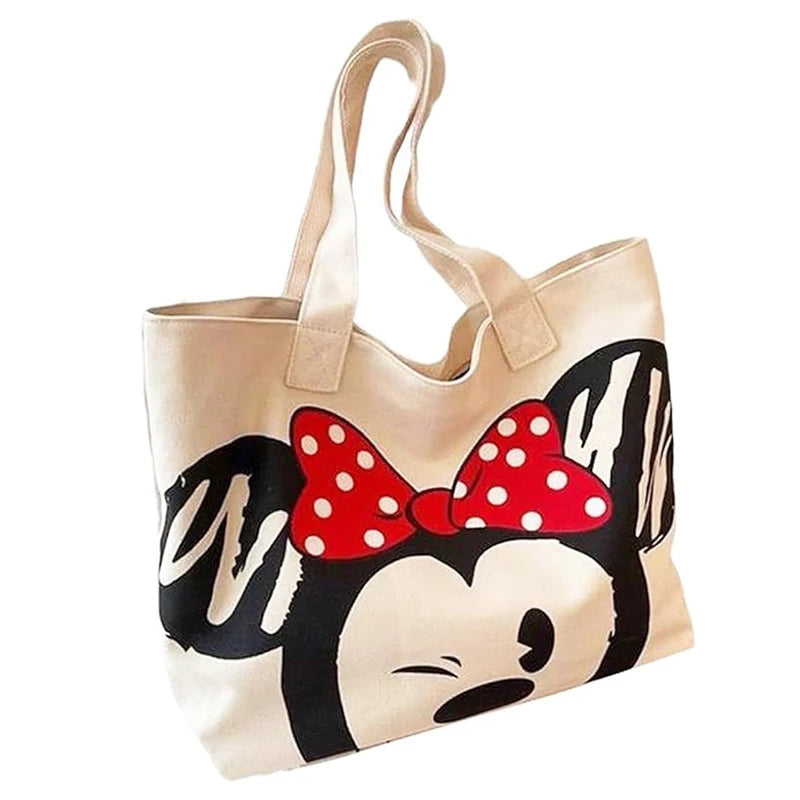 100% Eco-Friendly Custom Logo Pattern Tote Bags Reusable Woven Canvas Shopping Bags with Full-Color Printing Shoulder Closure