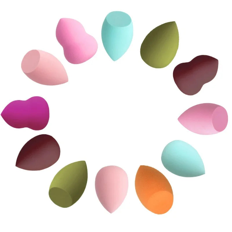 Custom Packing Dry and Wet Dual-use Beauty Makeup the Egg Compress Cosmetic Sponges Set Beauty Sponge Makeup Sponge