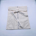 Custom Brushed Cotton Twill Eco-Friendly Durable Silk Screen Printed Envelope Pouch Dust Cover Bag for Clothing and Socks