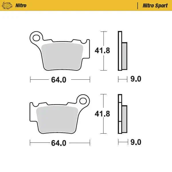 Moto Master Nitro Pads for Gas Gas MC 65 23-25 Front Springs