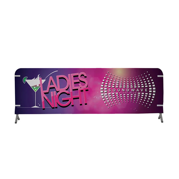 Customized Printing Sports Activities Large Event Crowd Control Banner Polyester Mesh Fence Barricade Barrier Cover