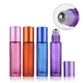 Round Thick Bottom Empty Perfume Bottles Glass Refillable 10ml Glass Perfume Roll on for Essential Oil