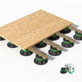 Wood Plastic Composite Decking Pedestal Adjustable Plastic Pedestal for Decking Tiles