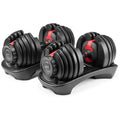 FDFIT Adjustable Dumbbell Sets 10-50kg Multiweight Options Weighted Dumbbell with Anti-Slip Nylon Handle