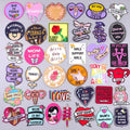 Good Words Inspirational Quotes Girl Embroidery Patches Custom Design Made Embroidered Thoughts Iron on Patches for Clothing