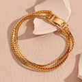 Multilayer NK Chain Bracelet Accesorios Mujer Stainless Steel Jewelry Joyeria De Acero Inoxidable