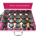 28pcs Hot Stone Stone Set Massage Tool Basalt Stenen Massage Hot Stone Heater Warmer Massage Kit