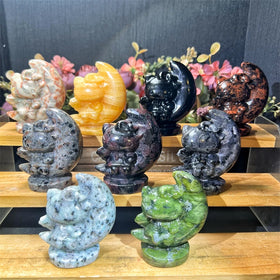 Wholesale Crystal Stone Natural Quartz Crystal Mix Materials Carvings for Decoration