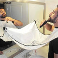 Epsilon New  Beard Apron Facial Hair Trimmings Men Beard Cape Sink Home Salon Tool Shaving Wrap Cloth Hair Trimmings Catcher
