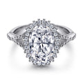 Wholesale 925 Sterling Silver Pear Zircon Tarnish Free Waterproof Fashion Women' s Jewelry Rings