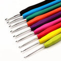 Hot Sale Ergonomic Grip Soft Handles Extra Long Crochet Hooks for Handmade DIY Crocheting Crochet Hook Needles