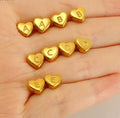 Waterproof PVD 18K Gold Stainless Steel Mini Dainty A-Z Letter Heart Letter Stud Earrings for Women Jewelry