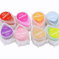 Newest Promotional Colourful Waterdrop Shaped Inkpads of 32 Colours
