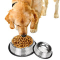 Stainless Steel Dog Bowl Pet Supplies Thickened Pet Bowl Easy to Clean Stainless Steel Pet Basin