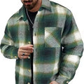 Casual Printed Cotton Button-up Long-sleeved Woven Fabric Jacquard Men Jacket Coat Shirts with Buttons